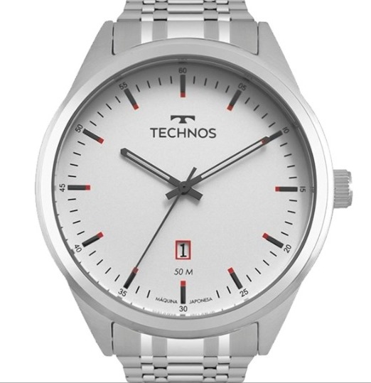 RELÓGIO TECHNOS MASCULINO CLASSIC STEEL