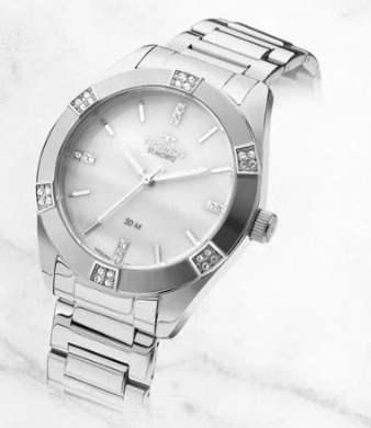 RELÓGIO TECHNOS FEMININO ST.MORITZ PRATA