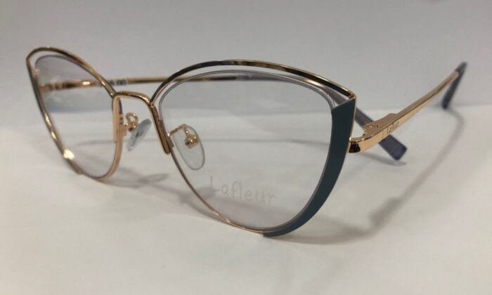 ARMAÇÃO LA FLEUR METAL DOURADO/AZUL - Imagem 3
