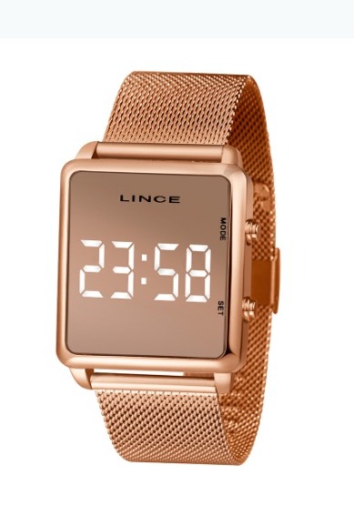 RELOGIO LINCE LED FEMININO