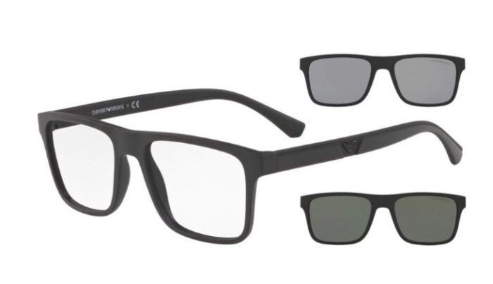 ARMAÇÃO EMPORIO ARMANI CLIP ON