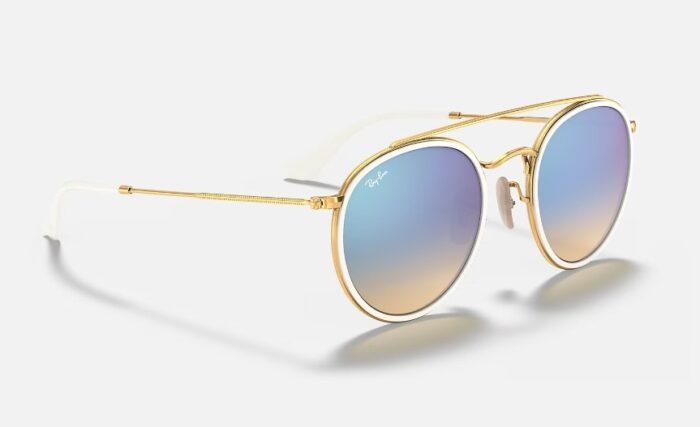 SOLAR RAY BAN ROUND DOUBLE BRIDGE - Imagem 2